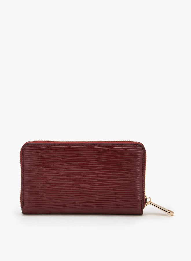 Celeste  Textured Zip Around Wallet for Women | Best Price UAE